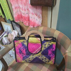 Colorful  Basket Bag